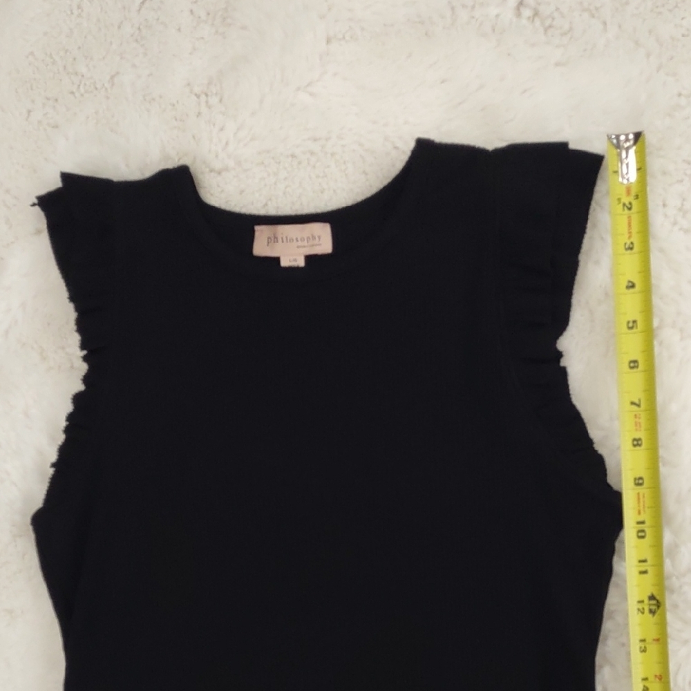 Philosophy Black Sleeveless Top - Picture 10 of 15